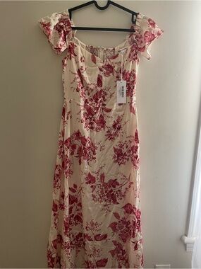 Reformation Sianna Silk Dress